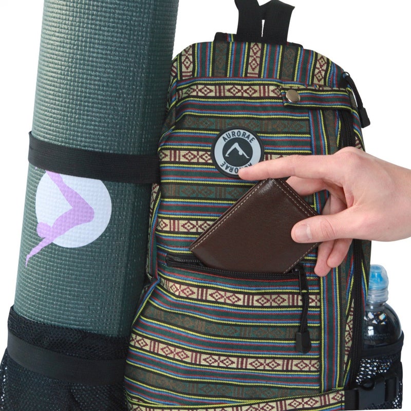 AURORAE Yoga Mat/Gym/Picklleball Cross-body Travel Sling Back Pack. Mat sold separately. - Image 5